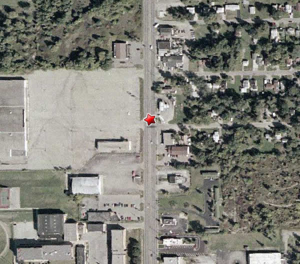North Flint Drive-In Theatre - Aerial